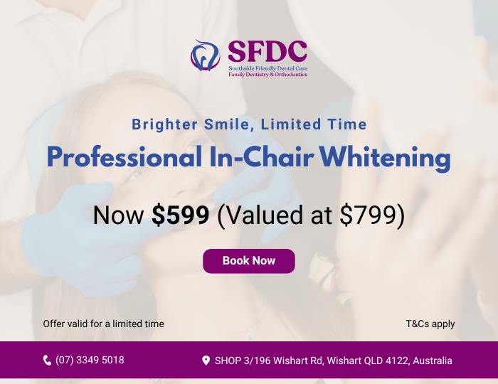Special In chair teeth whitening Offers in Southside Friendly Dental Care